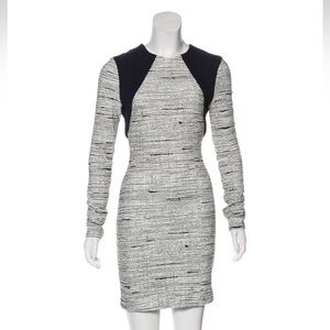Yigal Azrouël jersey long sleeve mini dress